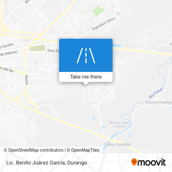 Mapa de Lic. Benito Juárez García