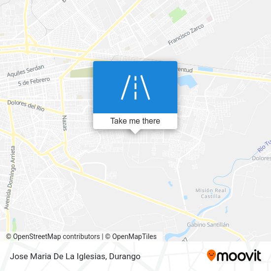 Jose Maria De La Iglesias map