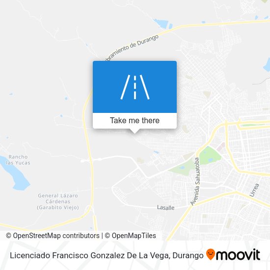 Mapa de Licenciado Francisco Gonzalez De La Vega