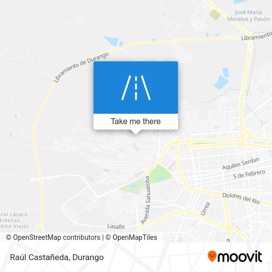 Raúl Castañeda map