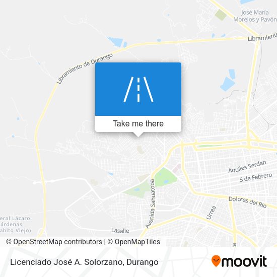 Mapa de Licenciado José A. Solorzano