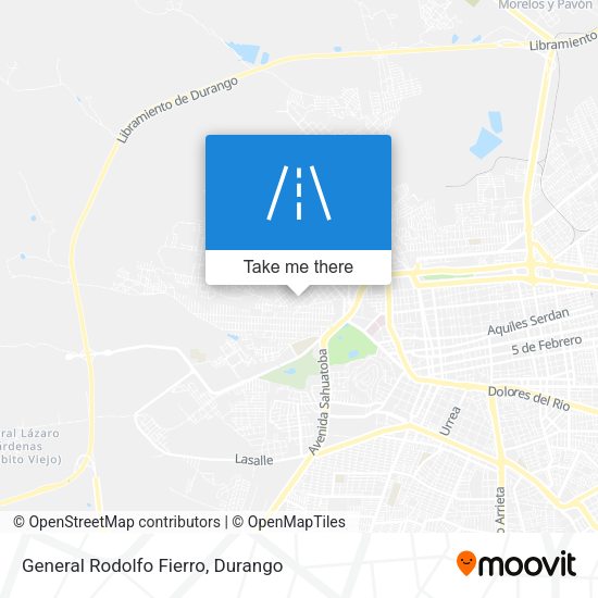 General Rodolfo Fierro map