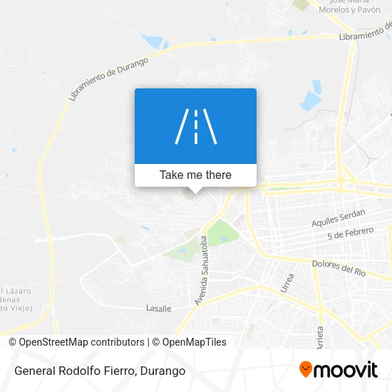 General Rodolfo Fierro map