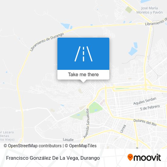 Francisco González De La Vega map