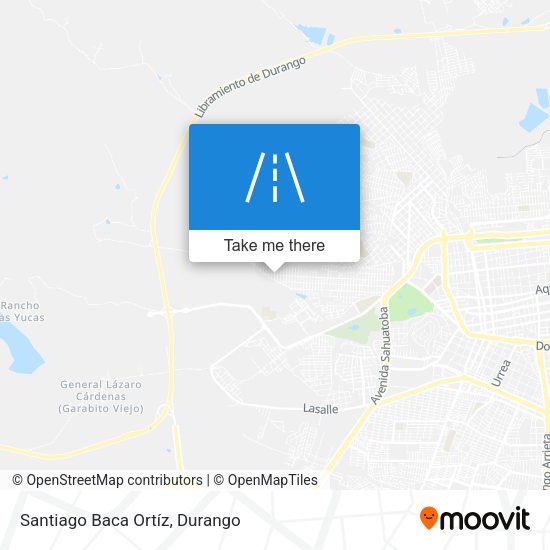 Santiago Baca Ortíz map