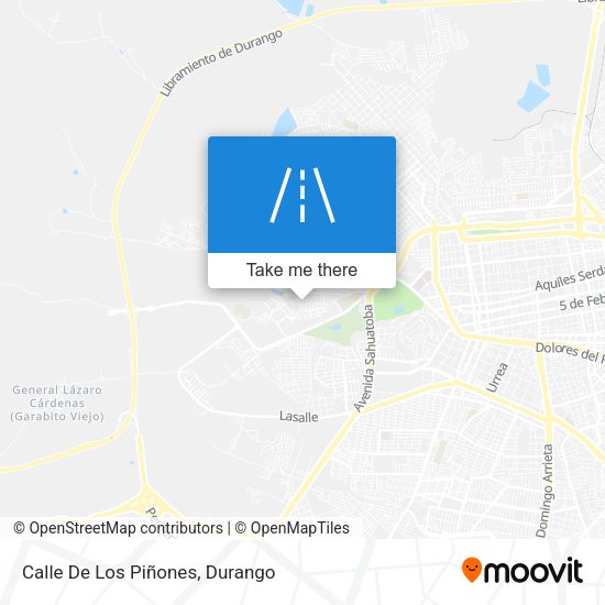 Mapa de Calle De Los Piñones