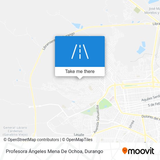Mapa de Profesora Ángeles Mena De Ochoa