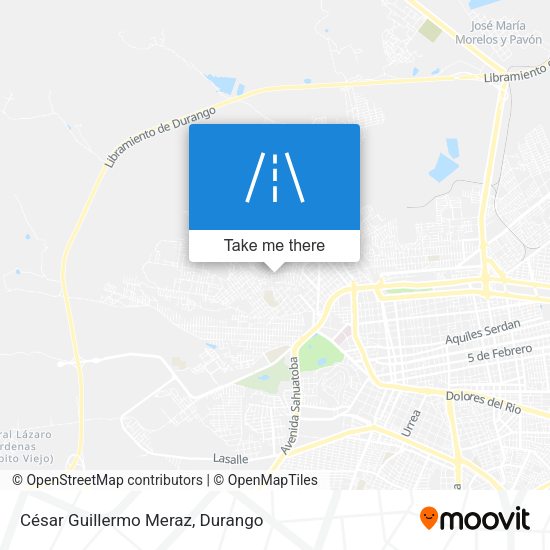 César Guillermo Meraz map