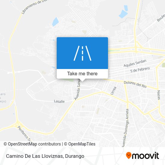 Camino De Las Lloviznas map