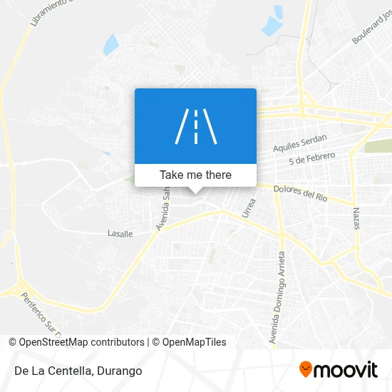 De La Centella map