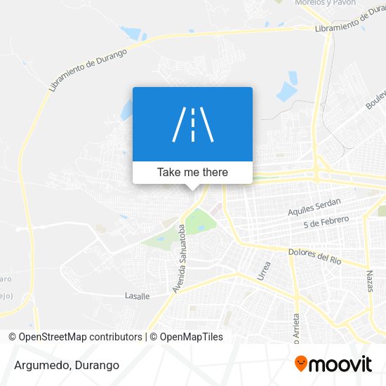Mapa de Argumedo