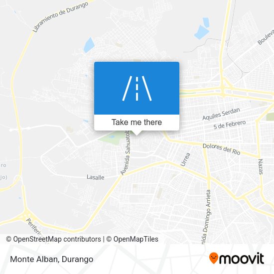 Monte Alban map