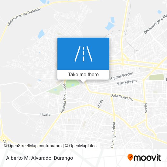 Mapa de Alberto M. Alvarado