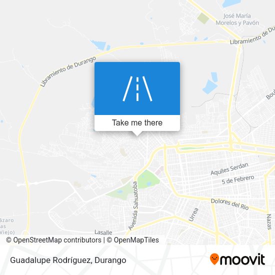 Guadalupe Rodríguez map