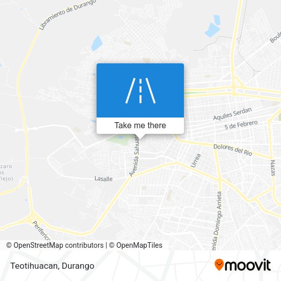 Teotihuacan map