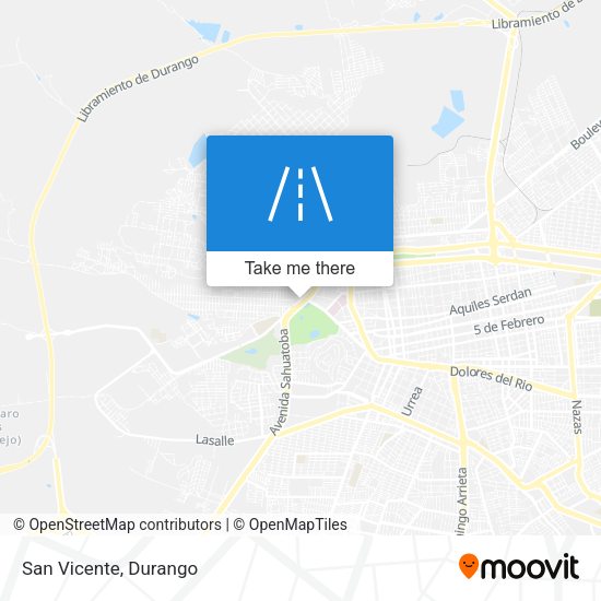 Mapa de San Vicente