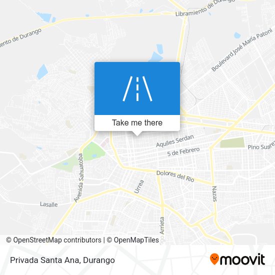 Mapa de Privada Santa Ana