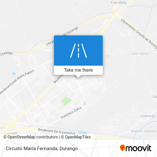Circuito María Fernanda map