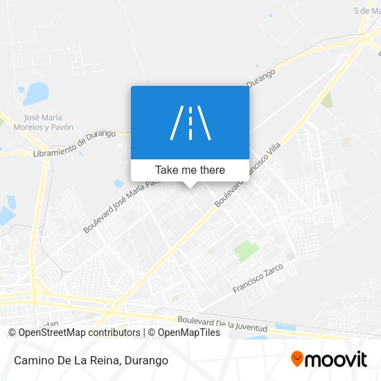 Mapa de Camino De La Reina