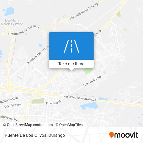 Fuente De Los Olivos map