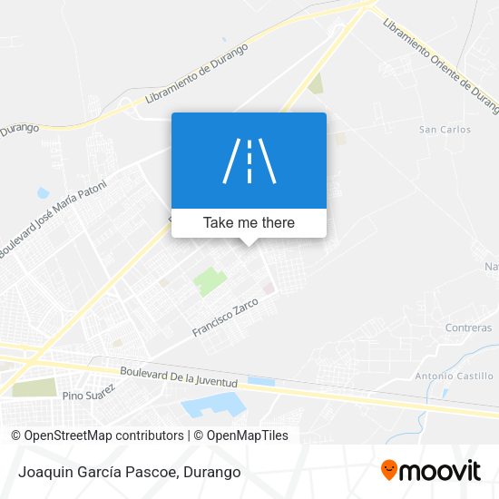 Joaquin García Pascoe map