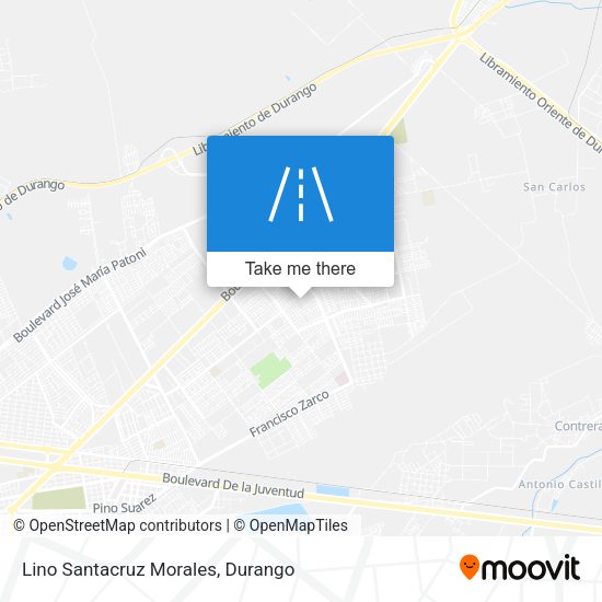 Lino Santacruz Morales map