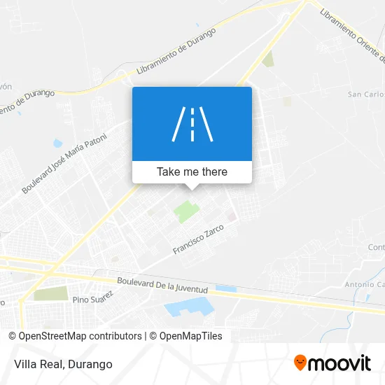 Villa Real map
