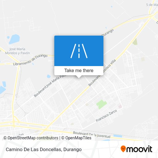 Camino De Las Doncellas map