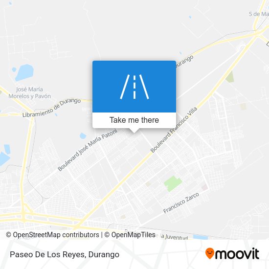 Paseo De Los Reyes map