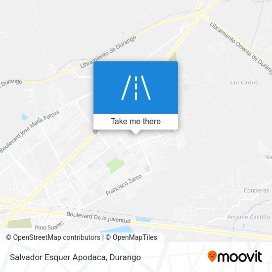 Salvador Esquer Apodaca map