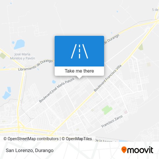 Mapa de San Lorenzo