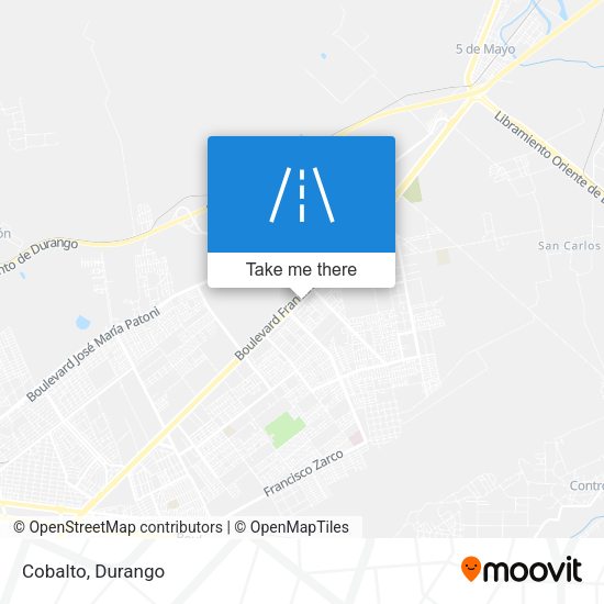 Mapa de Cobalto