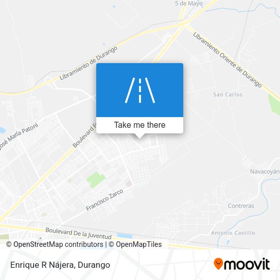 Enrique R Nájera map