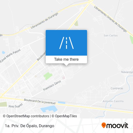 1a. Priv. De Ópalo map