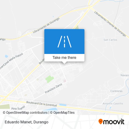 Mapa de Eduardo Manet