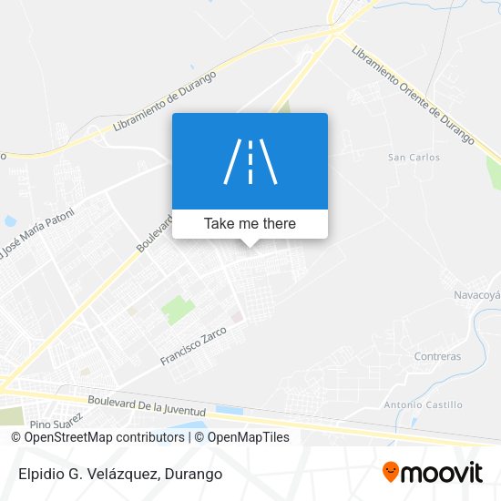 Elpidio G. Velázquez map