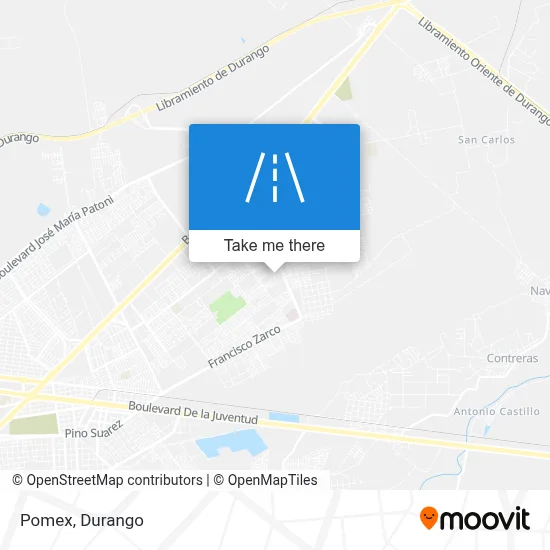 Pomex map