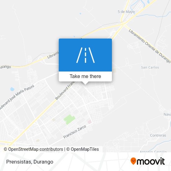Mapa de Prensistas