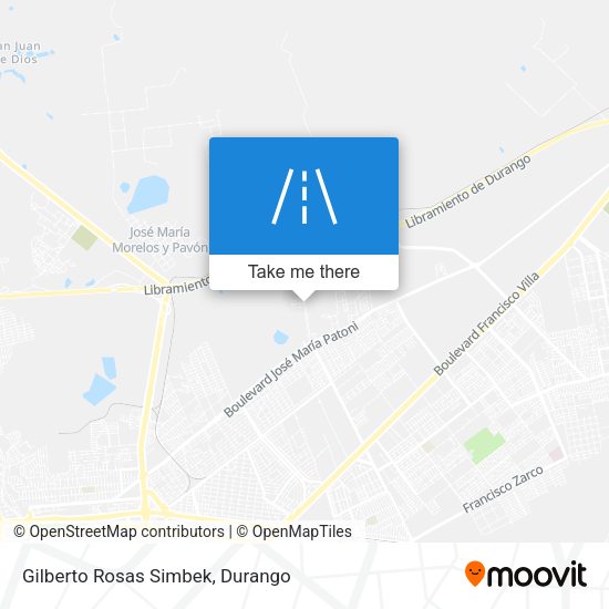 Mapa de Gilberto Rosas Simbek