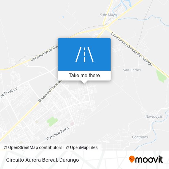 Mapa de Circuito Aurora Boreal