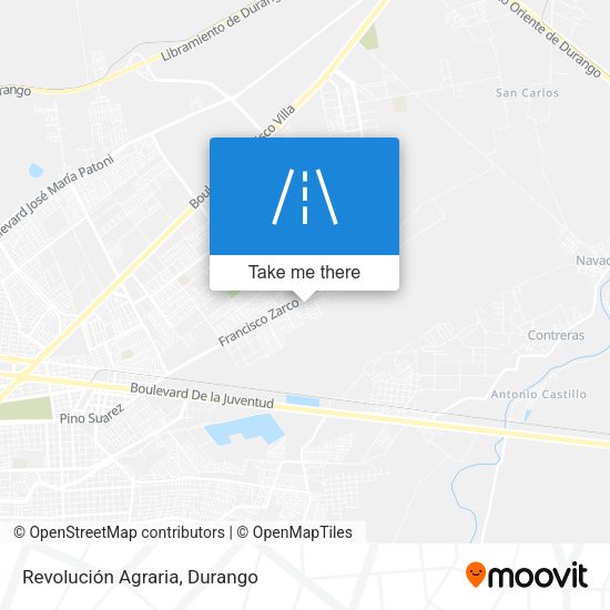 Revolución Agraria map
