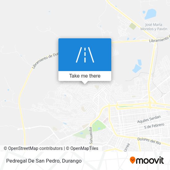 Pedregal De San Pedro map