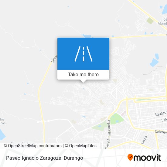 Paseo Ignacio Zaragoza map