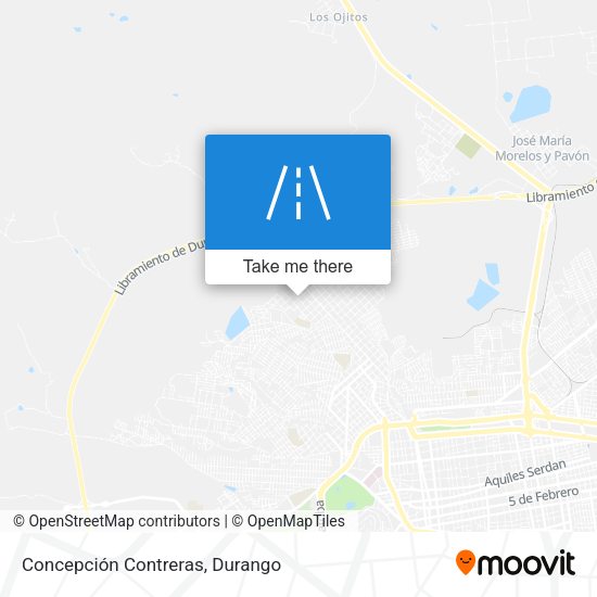 Mapa de Concepción Contreras