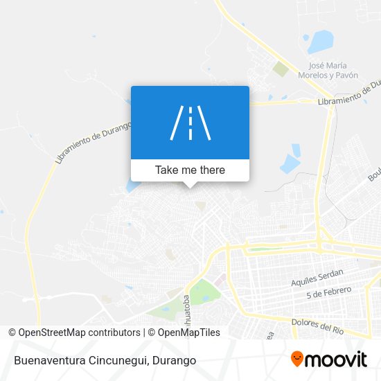 Buenaventura Cincunegui map