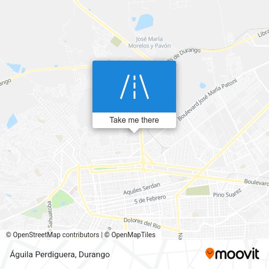 Águila Perdiguera map