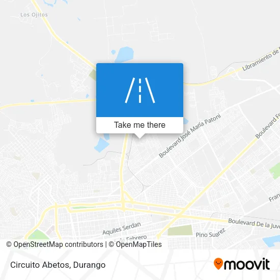 Circuito Abetos map
