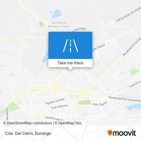 Mapa de Cda. Del Cerro
