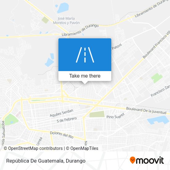 República De Guatemala map