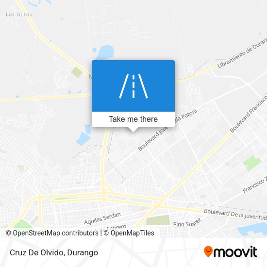 Mapa de Cruz De Olvido